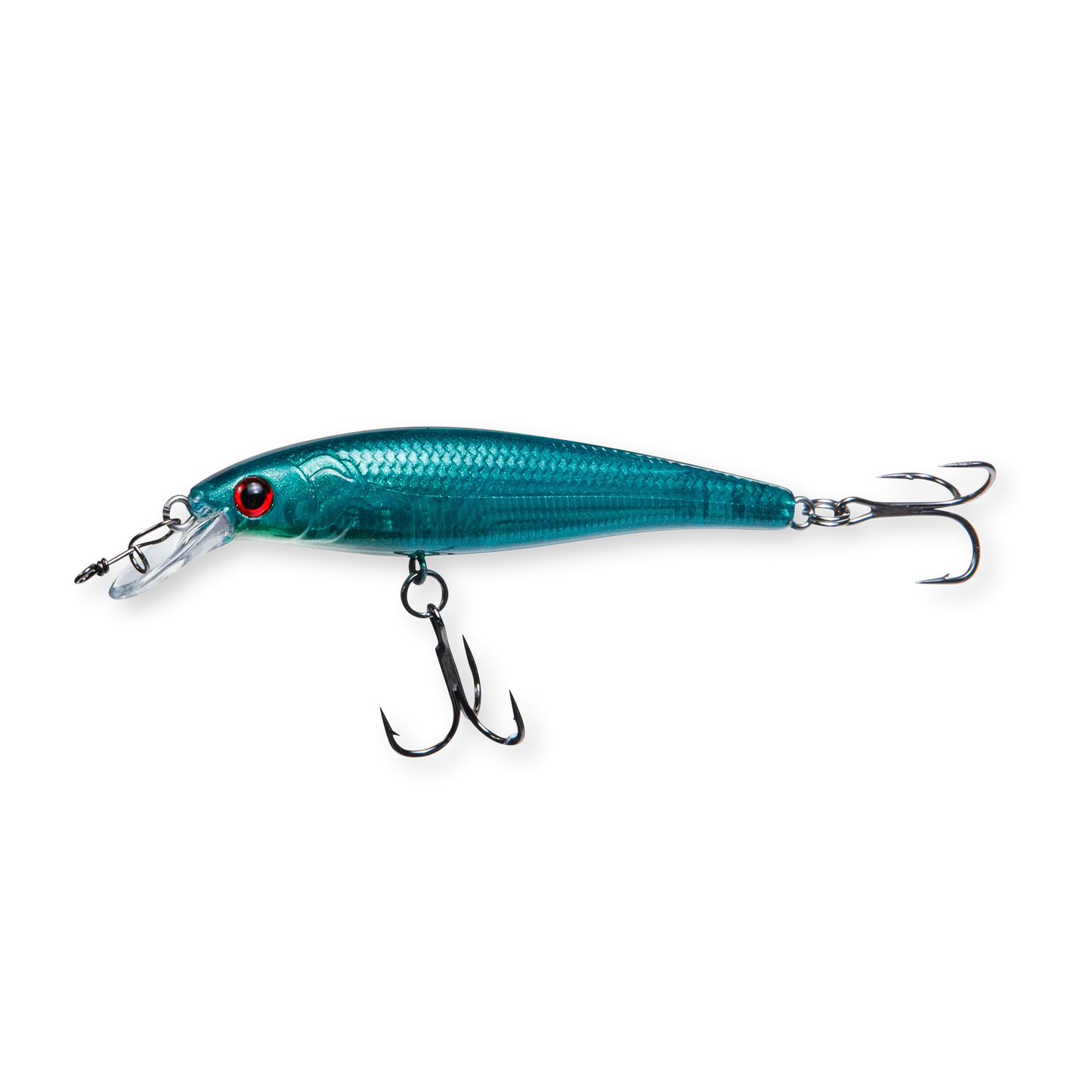 Beastly Minnow Finesse Metalic Green is a jerkbait with an all-round colour – metallic shimmer for all weather and waters.