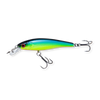 Beastly Minnow Finesse Sunshine ist ein Jerkbait, das bei Sonnenschein am besten zur Geltung kommt – die Farbe ist gut sichtbar und lockt Fische im Oberflächenwasser.