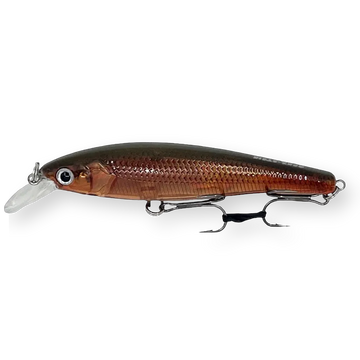 Beastly Minnow CU is a jerkbait that gives a strong copper flash – ideal for autumn fishing in murky water.