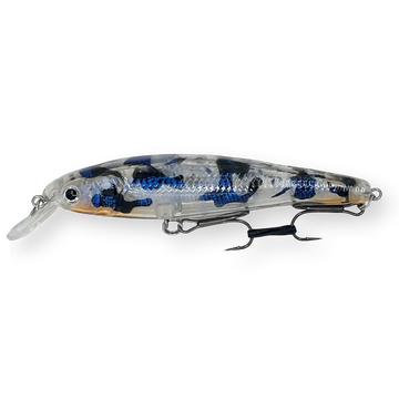 Beastly Minnow Ghost ist ein unaufdringliches, aber effektives Jerkbait in kristallklarem Wasser an hellen Sommertagen.