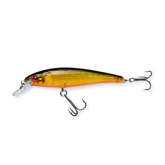 Beastly Minnow Hot Lime is a jerkbait that gives maximum visibility in murky water – a UV favourite for spring and autumn.