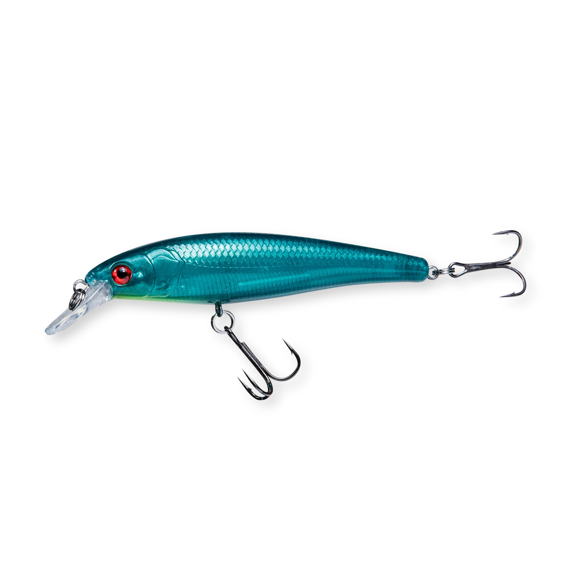 Beastly Minnow Metalic Green ist eine Allround-Farbe – metallisches Schimmern für jedes Wetter und Gewässer.