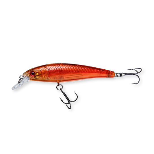 Beastly Minnow Motoroil in Wobbler-Form – natürliche Farbe, die das ganze Jahr über bei scheuen Fischen funktioniert.