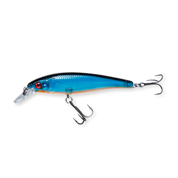 Beastly Minnow Night Shiner ist ein Jerkbait, der beim Nachtangeln glänzt – mit reflektierender Oberfläche für maximale Anziehungskraft.