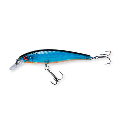 Beastly Minnow Night Shiner ist ein Jerkbait, der beim Nachtangeln glänzt – mit reflektierender Oberfläche für maximale Anziehungskraft.