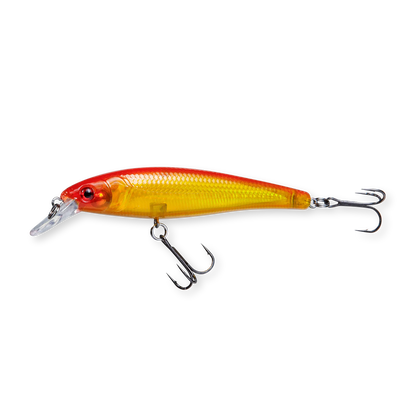 Beastly Minnow Spicy ist ein kontrastreicher Wobbler, der auffällt – perfekt wenn die Fische zögerlich sind.