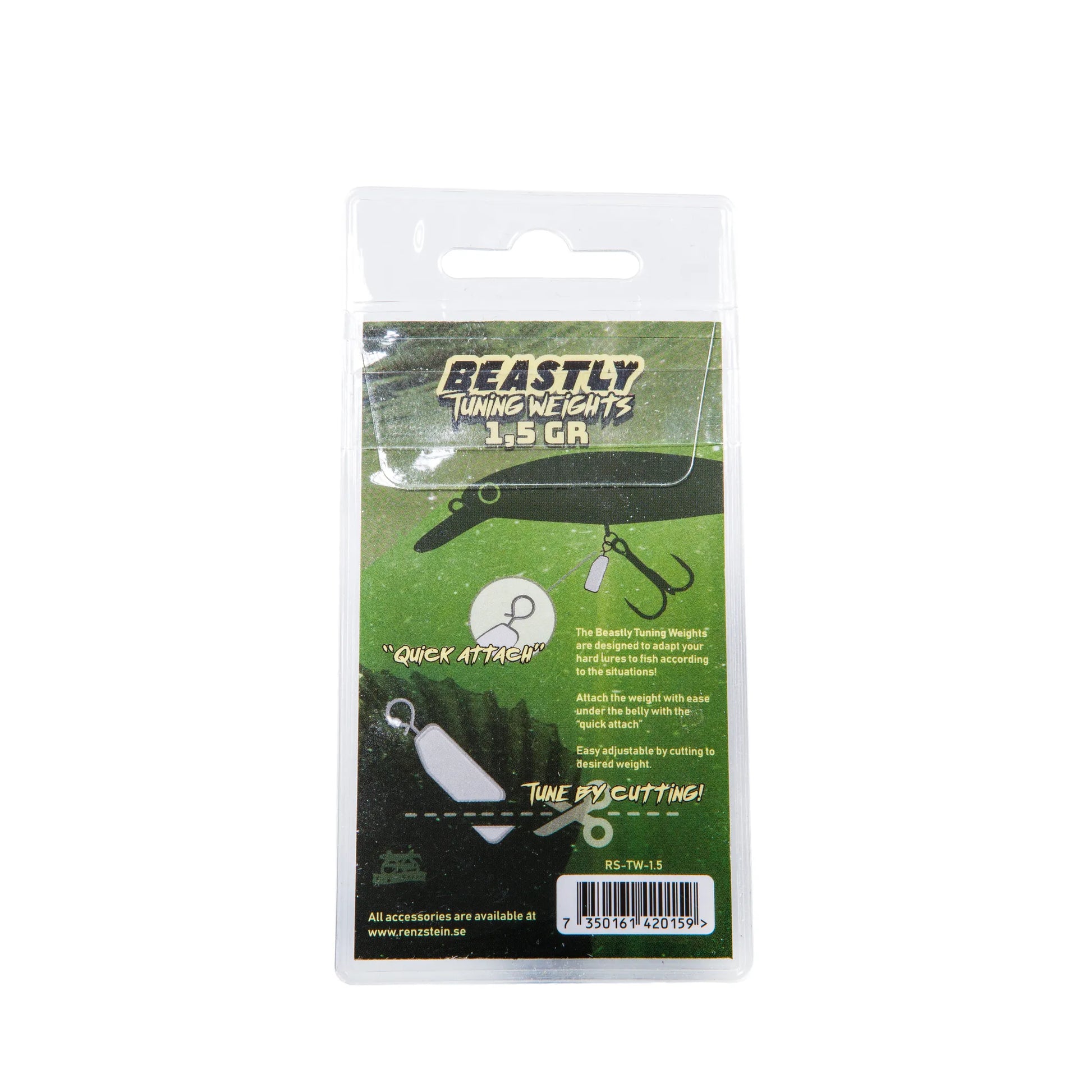 Beastly Turning Weights are made to tune hard baits so you can fish them for any situation!