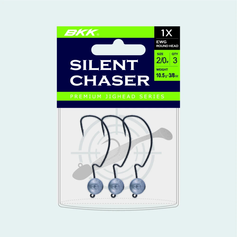 BKK Silent Chaser 1X EWG ist ein Offset‑Jigkopf für snag‑proof Finesse‑Angeln.