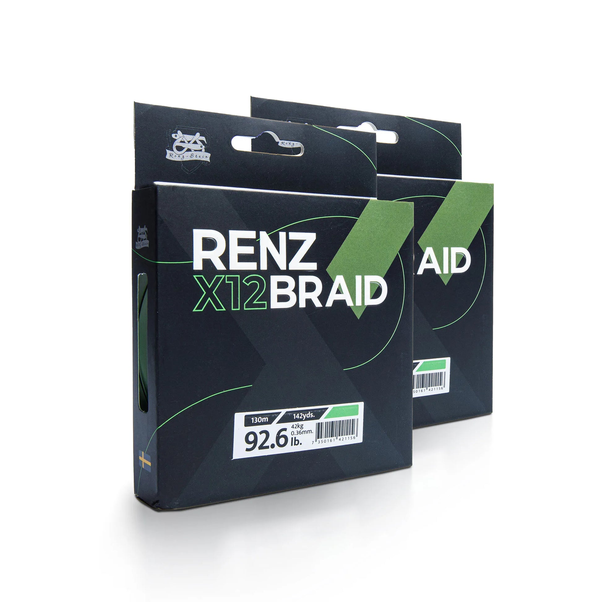 Renz Braid X12 is a high-performance braided fishing line with a thin coating that gives you smoother, quieter and longer casts.
