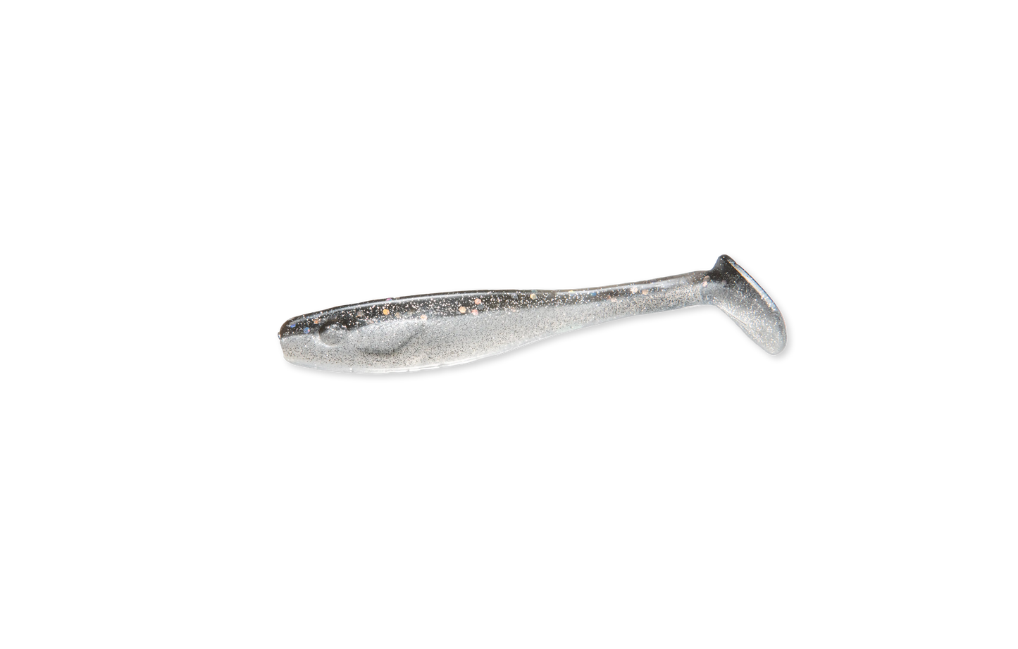 RenzShad Finesse Black Star Gummiköder ist eine dunkle Silhouettenfarbe, die sich hervorragend beim Winterangeln in tiefem Wasser bewährt.