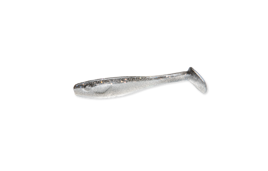 RenzShad Finesse Black Star Gummiköder ist eine dunkle Silhouettenfarbe, die sich hervorragend beim Winterangeln in tiefem Wasser bewährt.