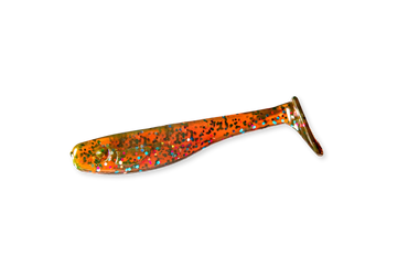 RenzShad Perch Red Devil Gummiköder fällt im Wasser auf und löst bei Raubfisch Biss aus – besonders wirkungsvoll im Herbst.