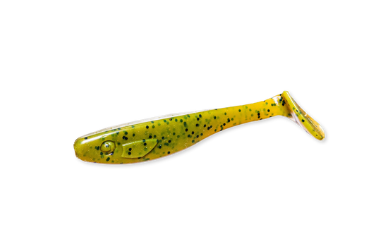 RenzShad Perch Green Pumpkin Gummiköder ist eine Option mit Farbnuancen, angepasst für alle Jahreszeiten und Gewässer.