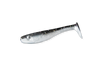 RenzShad Perch Black Star Gummiköder ist eine dunkle Silhouettenfarbe, die sich beim Winterangeln in tiefem Wasser hervorragend bewährt.