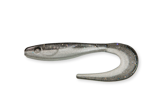 RenzTail Perch Black Star jig is a dark silhouette colour that performs exceptionally well for winter fishing in deep water.